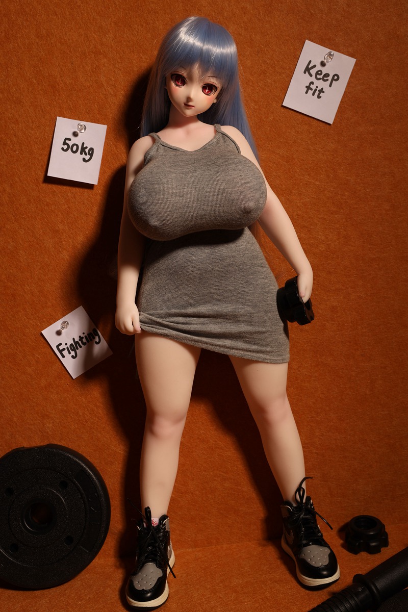 Size 1/3 Real-life White Skin F-cup Silicone Body Vinyl Head Sex Doll Youla - Image 4