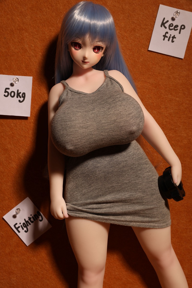 Size 1/3 Real-life White Skin F-cup Silicone Body Vinyl Head Sex Doll Youla