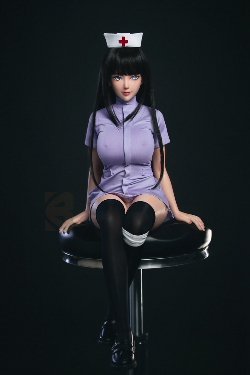 Size 1/2 Reallife White Skin Silicone Body Head Anime Sex Doll Hyūga Hinata - Image 6