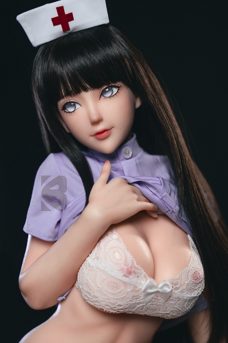 Size 1/2 Reallife White Skin Silicone Body Head Anime Sex Doll Hyūga Hinata - Image 8