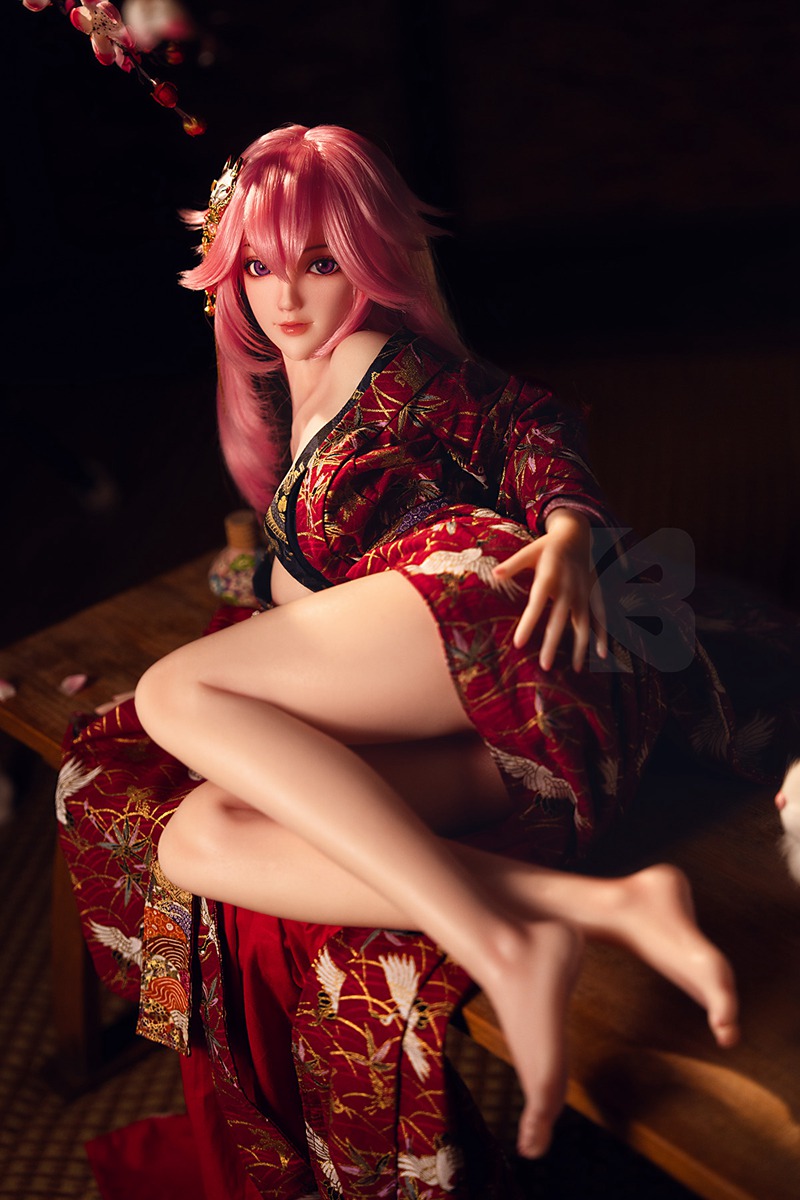 Size 1/2 Reallife White Skin Silicone Body Head Anime Sex Doll Yae Miko - Image 11