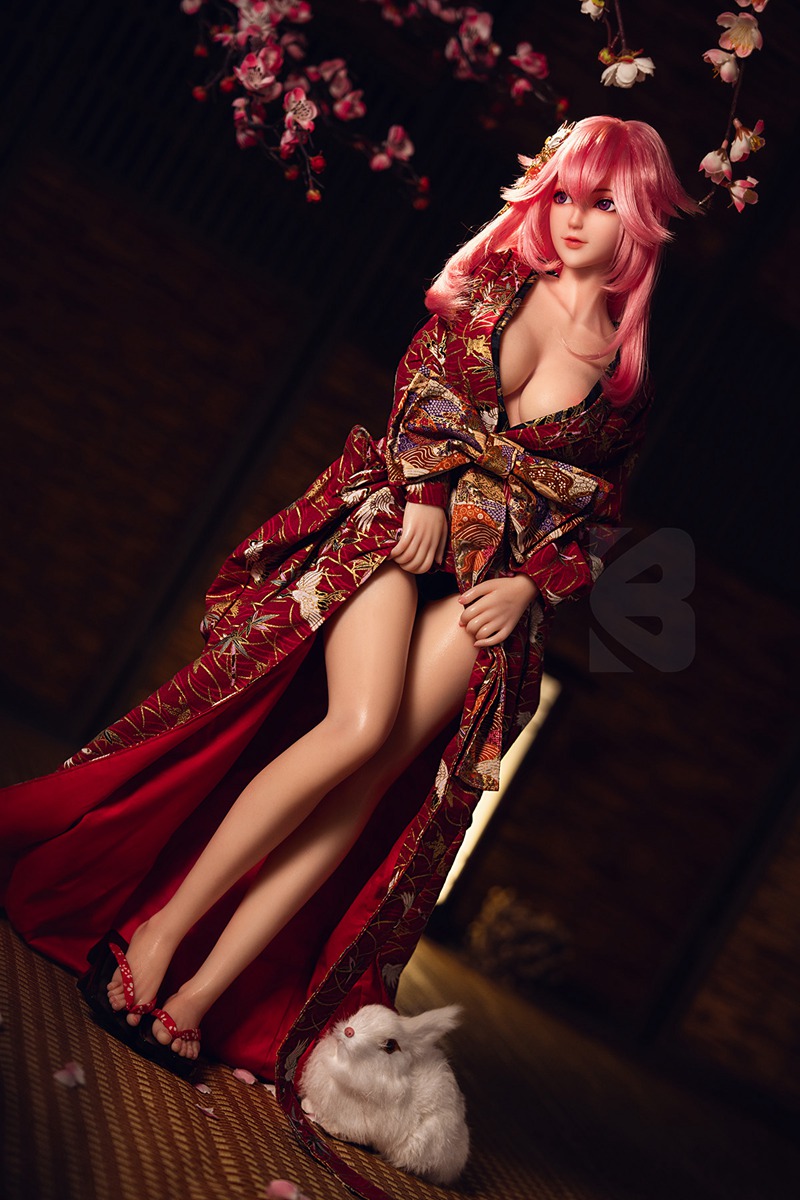 Size 1/2 Reallife White Skin Silicone Body Head Anime Sex Doll Yae Miko - Image 7