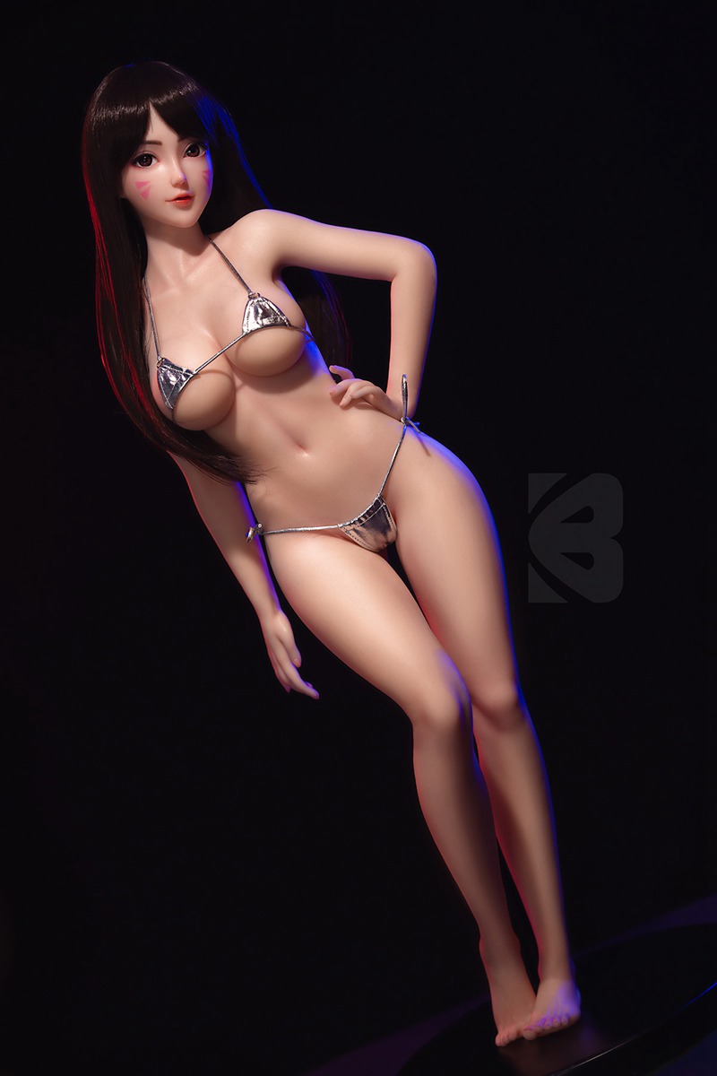 Size 1/2 Reallife White Skin Silicone Body Head Anime Sex Doll Dva - Image 4