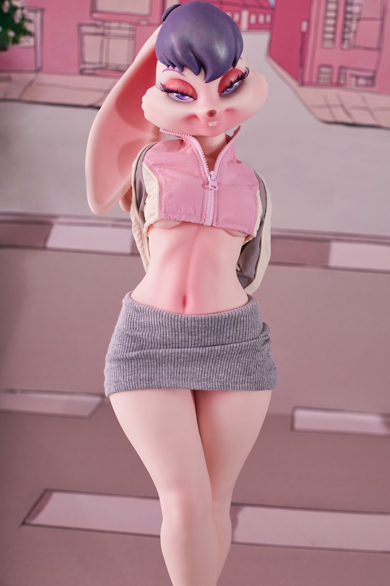 Size 1/3 Lifelike Big Boobs Cinnamon Skin Silicone Body Head Sex Doll Lori