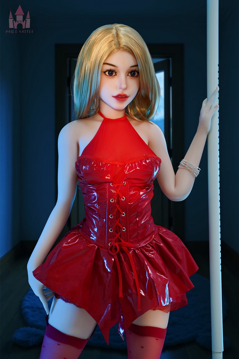 Blonde Nature Skin TPE Body Silicone Head Sex Doll Stefanie - Image 3