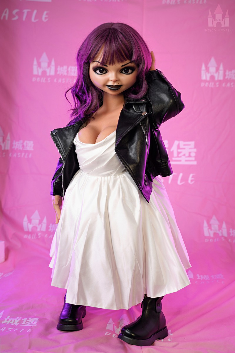Size 1/2 Cute Nature Small Breast Silicone Body Head Sex Doll Valentine