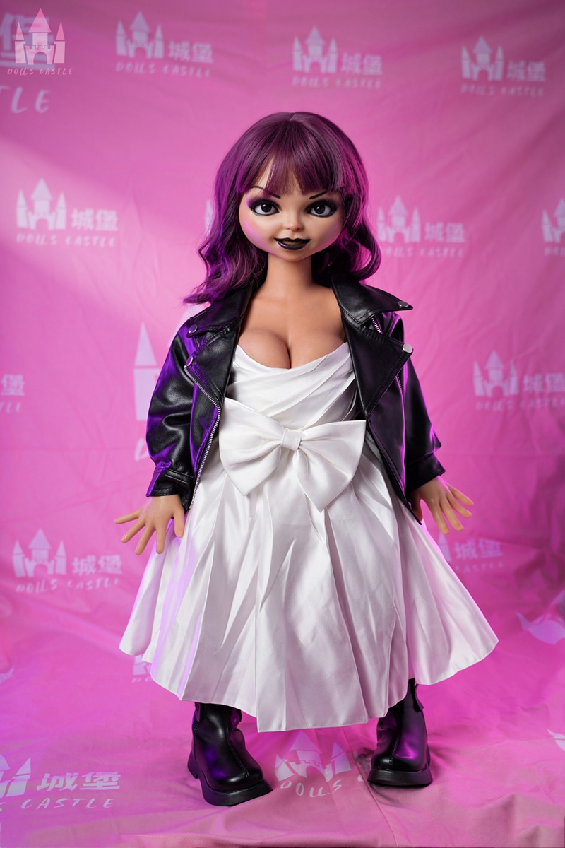 Size 1/2 Cute Nature Small Breast Silicone Body Head Sex Doll Valentine - Image 3