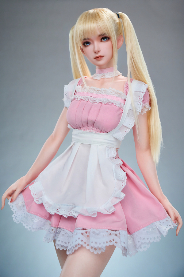 Size 1/2 Realistic Cute Asian Skinny Silicone Sex Doll