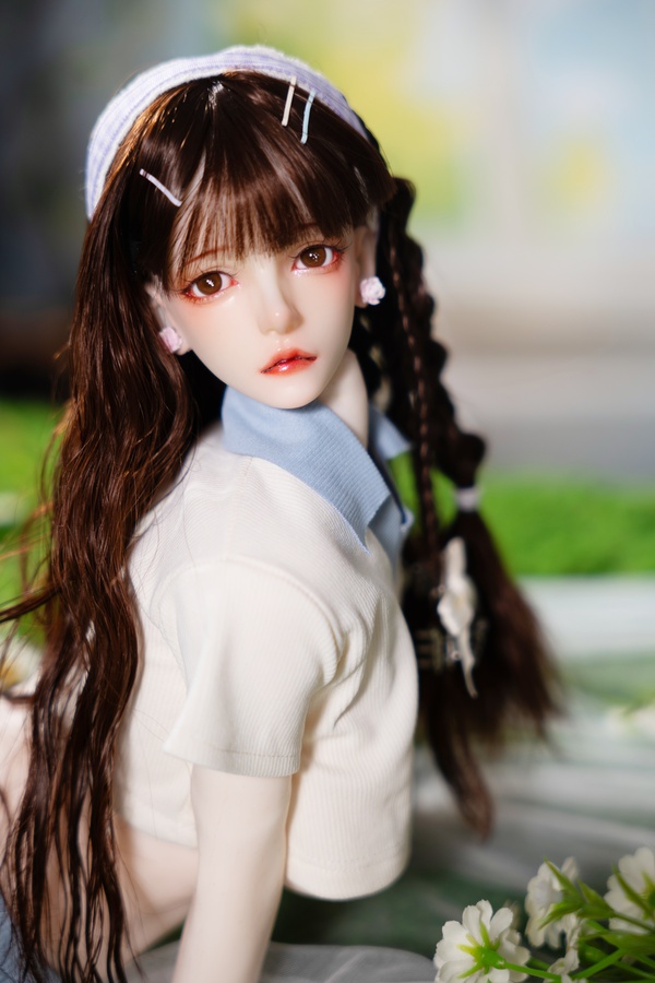 Size 1/3 Cute Silicone Body Head Sex Doll Anna