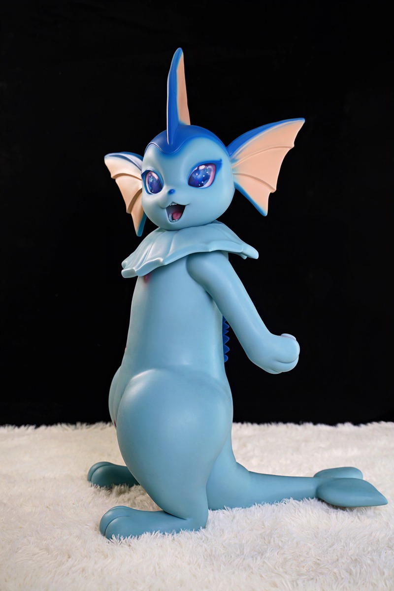 Alternative view of Size 1/2 Realistic Silicone Body Head Adult Anime Figures Vaporeon