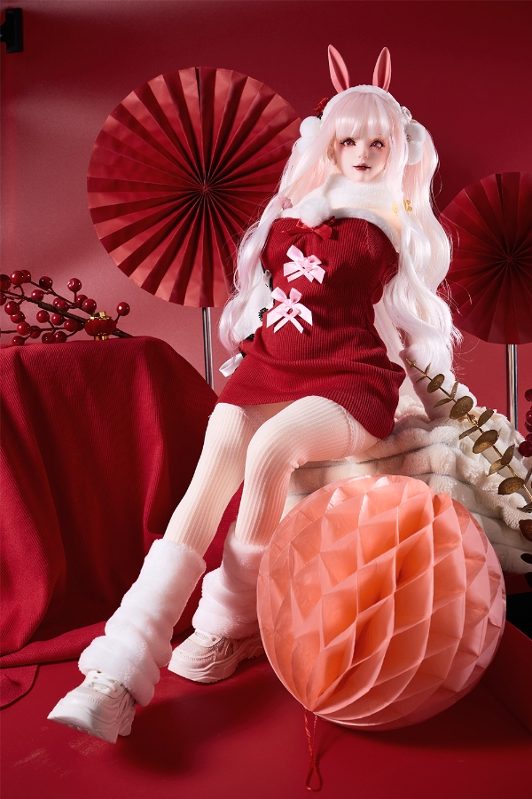 Size 1/3 Realistic Skinny Silicone Sex Doll Rabbit Girl - Image 3