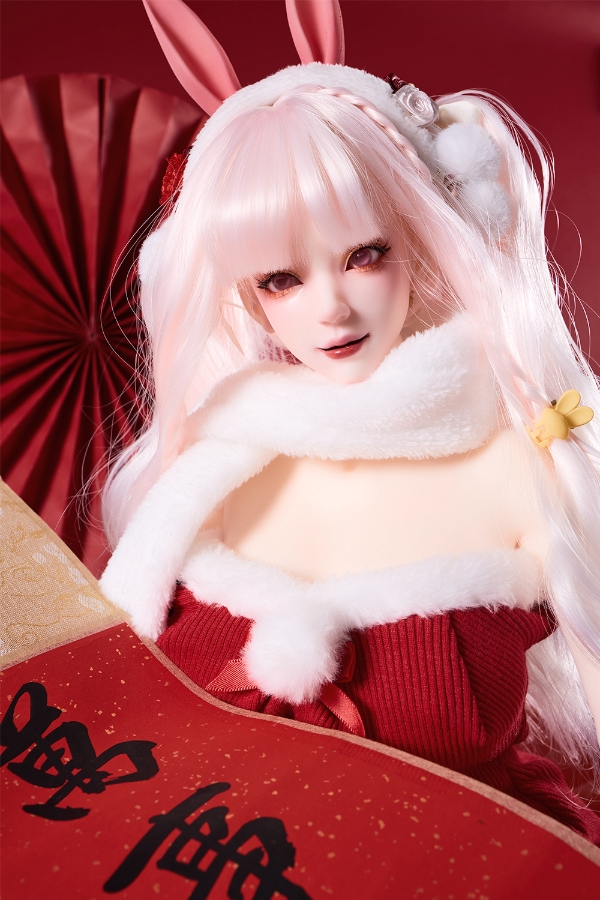 Size 1/3 Realistic Skinny Silicone Sex Doll Rabbit Girl - Image 4