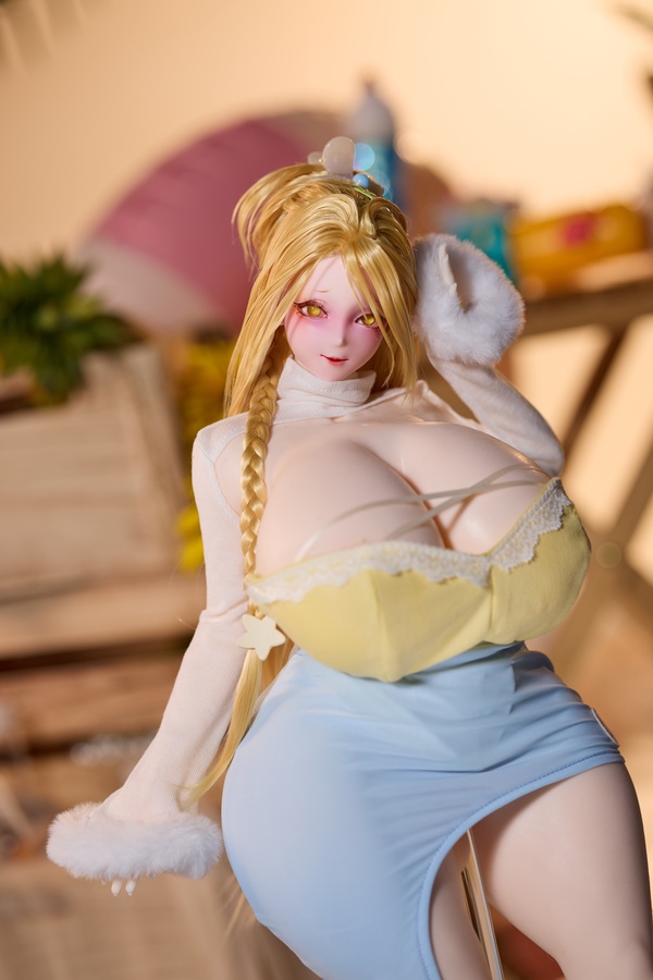 Size 1/3 Cute Silicone Body Head Sex Doll Summer