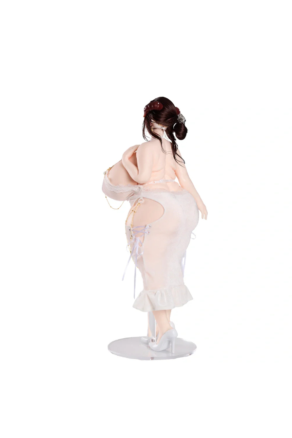 Size 1/3 Cute Big Breast Silicone Body Head Sex Doll Cow - Image 11