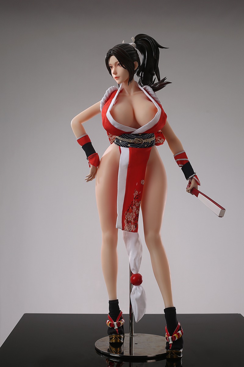 Alternative view of Size 1/3 Silicone Body PVC Head Anime Sex Doll Shiranui Mai 不知火舞
