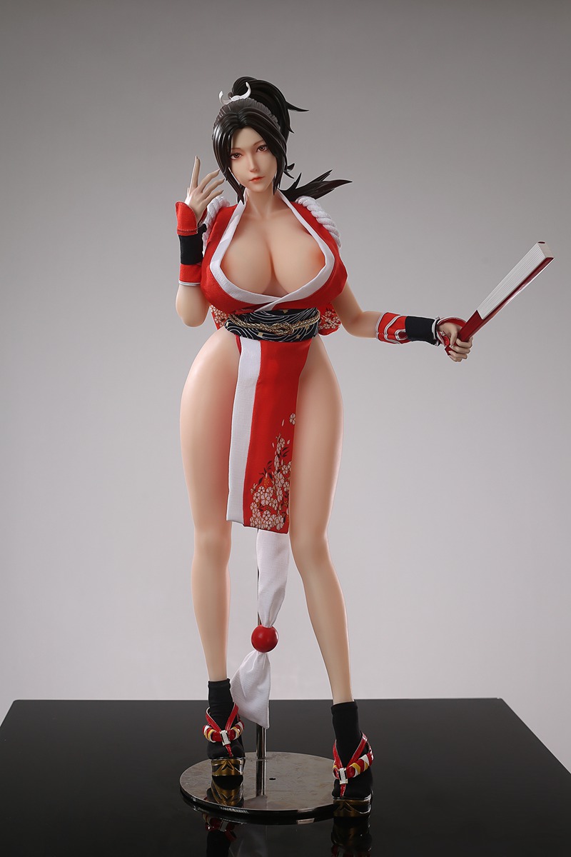 Size 1/3 Silicone Body PVC Head Anime Sex Doll Shiranui Mai 不知火舞 - Image 3