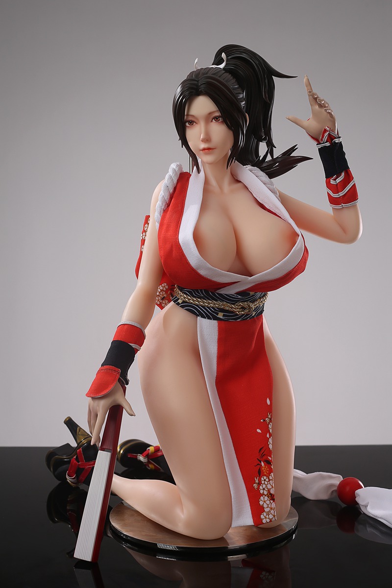 Size 1/3 Silicone Body PVC Head Anime Sex Doll Shiranui Mai 不知火舞