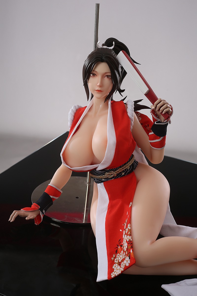 Size 1/3 Silicone Body PVC Head Anime Sex Doll Shiranui Mai 不知火舞 - Image 7