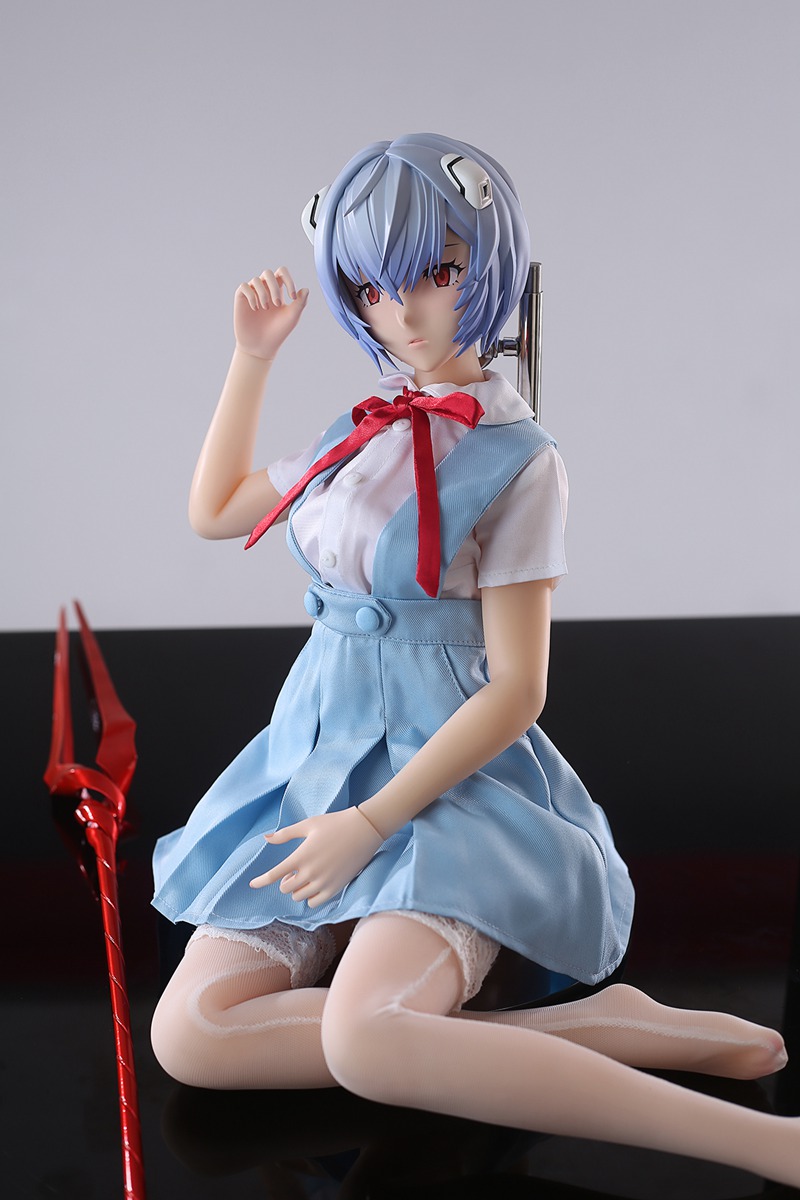 Size 1/3 Silicone Body PVC Head Sex Doll Ayanami Rei 綾波レイ