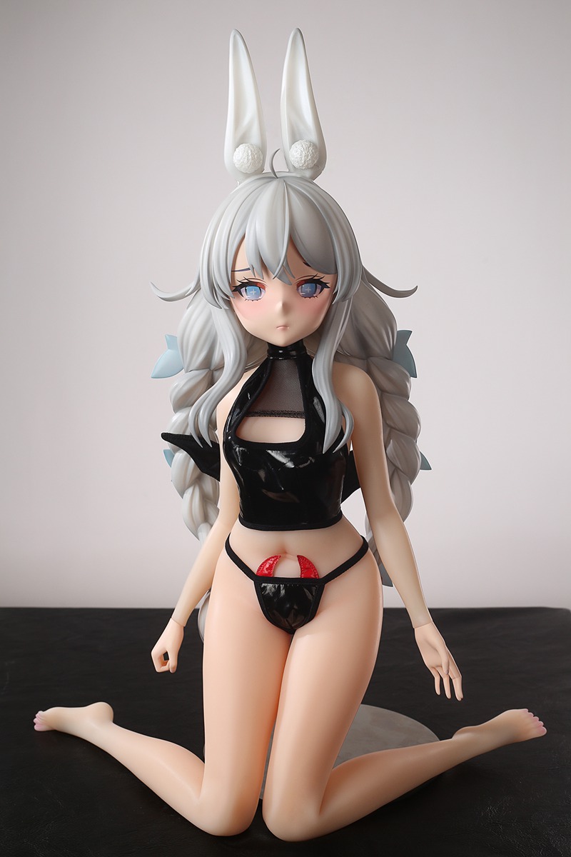 Size 1/3 Silicone Body PVC Head Sex Doll 懒兔