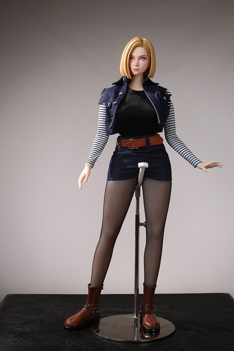 Alternative view of Size 1/3 Silicone Body PVC Head Sex Doll Western Girl