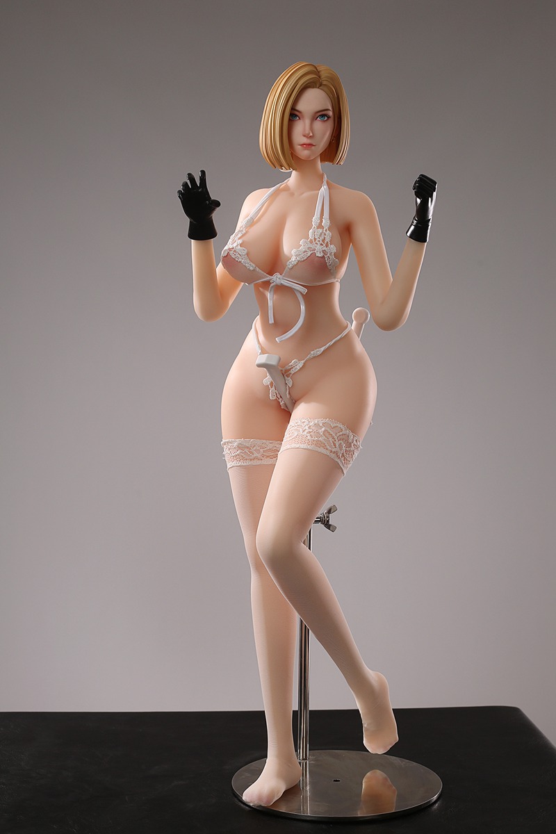 Size 1/3 Silicone Body PVC Head Sex Doll Western Girl - Image 8