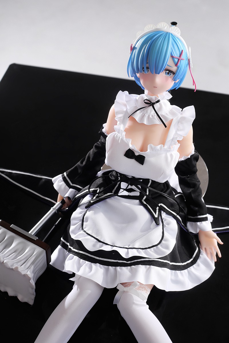 Size 1/3 Silicone Body PVC Head Anime Sex Doll Rem レム 雷姆 - Image 4