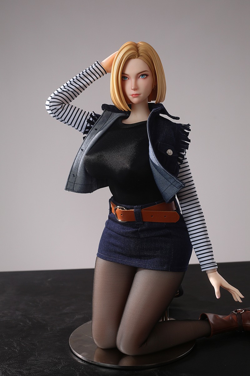 Size 1/3 Silicone Body PVC Head Sex Doll Western Girl - Image 13