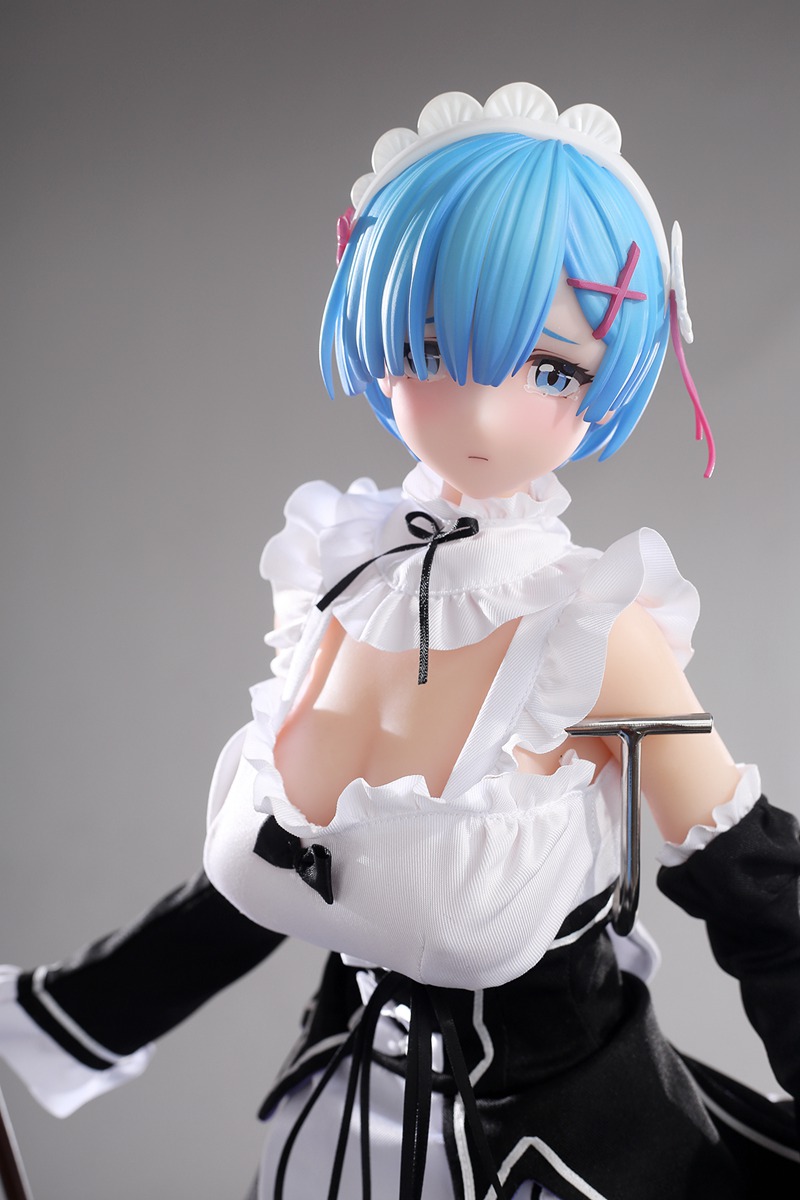Size 1/3 Silicone Body PVC Head Anime Sex Doll Rem レム 雷姆 - Image 5