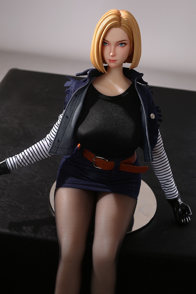 Size 1/3 Silicone Body PVC Head Sex Doll Western Girl - Image 17