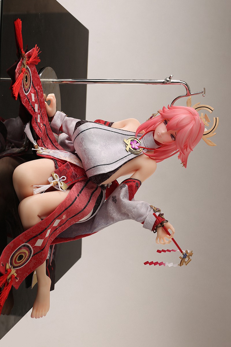 Size 1/3 Smart Silicone Game Lady Adult Anime Figures 稻荷巫女 - Image 6