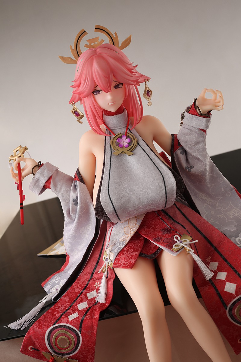 Size 1/3 Smart Silicone Game Lady Adult Anime Figures 稻荷巫女 - Image 7