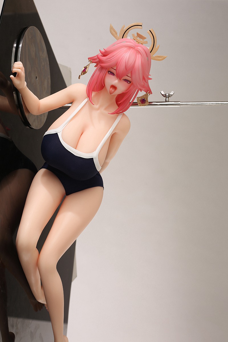 Size 1/3 Smart Silicone Game Lady Adult Anime Figures 稻荷巫女 - Image 17