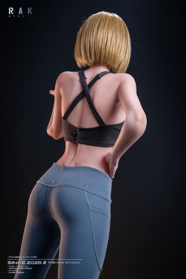 Alternative view of Size 1/2 Realistic Blonde Skinny Lady Silicone Sex Doll