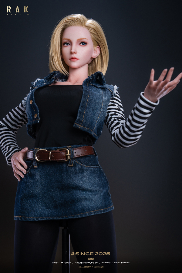 Size 1/2 Realistic Blonde Skinny Lady Silicone Sex Doll - Image 7