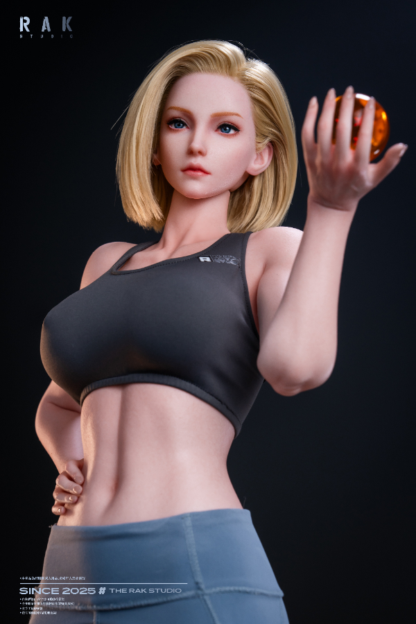 Size 1/2 Realistic Blonde Skinny Lady Silicone Sex Doll - Image 14