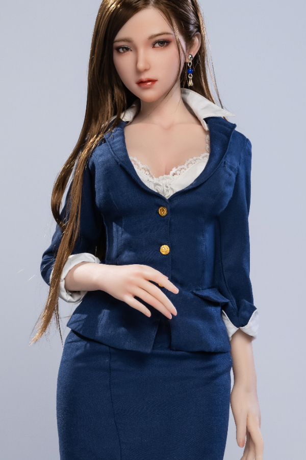 Alternative view of Size 1/3 Realistic Asian Air Hostess Skinny Silicone Sex Doll