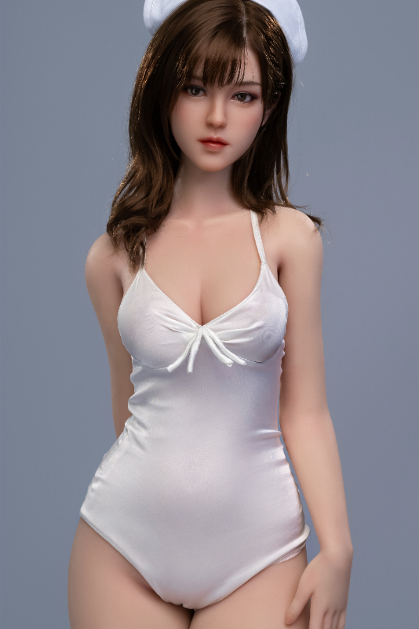Size 1/3 Realistic Cute Asian Nurse Skinny Silicone Sex Doll - Image 18