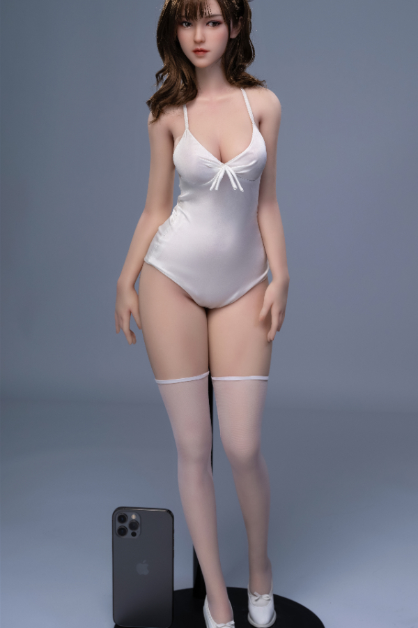 Size 1/3 Realistic Cute Asian Nurse Skinny Silicone Sex Doll - Image 9