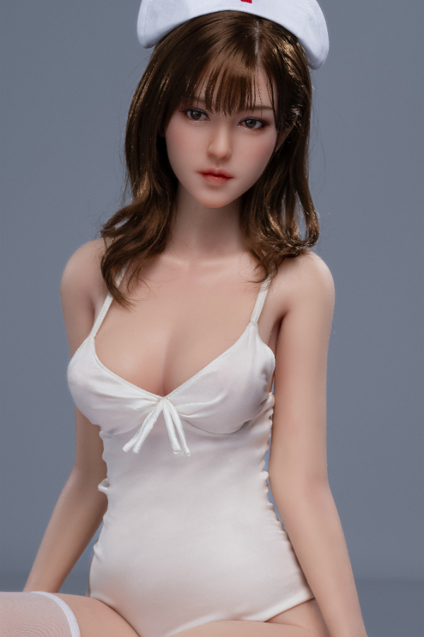 Size 1/3 Realistic Cute Asian Nurse Skinny Silicone Sex Doll - Image 21