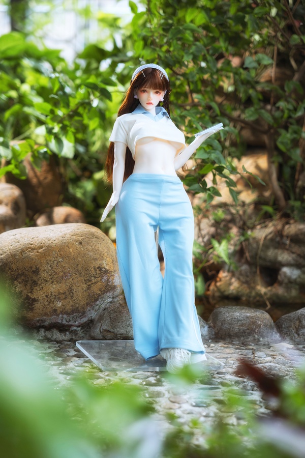 Alternative view of Size 1/3 Cute Silicone Body Head Sex Doll Anna
