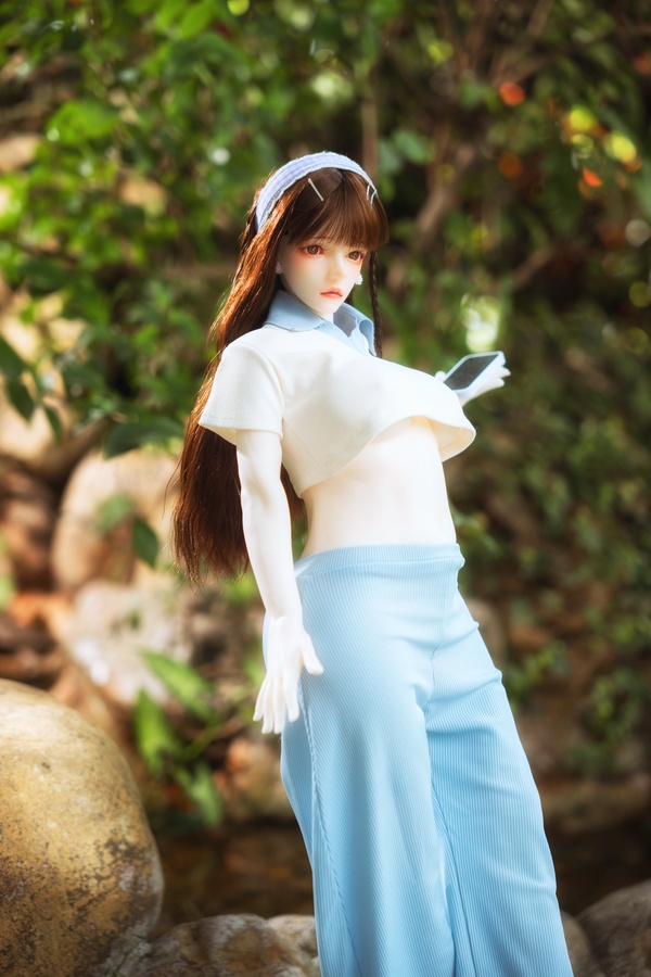 Size 1/3 Cute Silicone Body Head Sex Doll Anna - Image 5