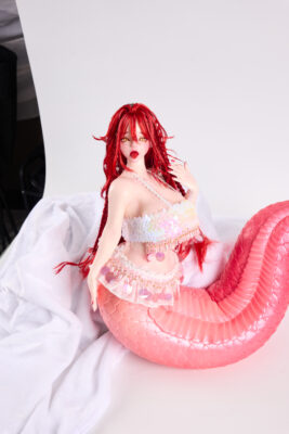 Size 1/2 Realistic Big Breast Silicone Sex Doll Snake Mia