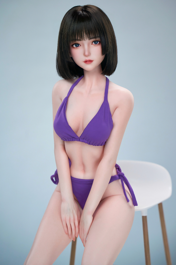 Size 1/3 Realistic Asian Short Hair Skinny Silicone Sex Doll - Image 12