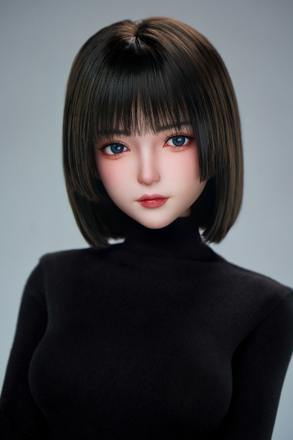 Size 1/3 Realistic Asian Short Hair Skinny Silicone Sex Doll - Image 6