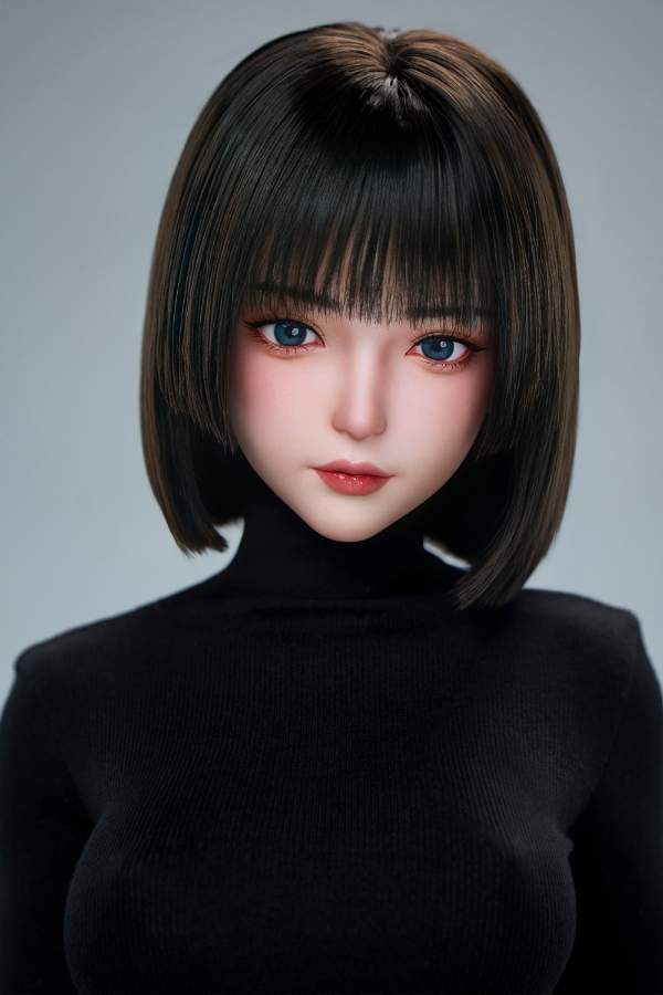 Size 1/3 Realistic Asian Short Hair Skinny Silicone Sex Doll - Image 9