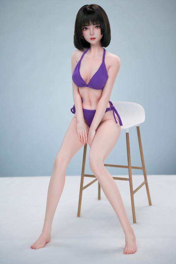 Size 1/3 Realistic Asian Short Hair Skinny Silicone Sex Doll - Image 10
