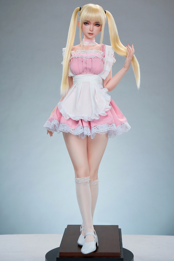 Size 1/2 Realistic Cute Asian Skinny Silicone Sex Doll - Image 3
