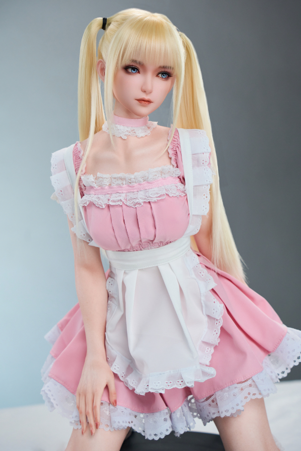 Size 1/2 Realistic Cute Asian Skinny Silicone Sex Doll - Image 8
