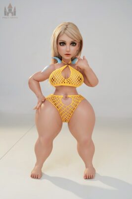 Size 1/2 BBW Life-like E-cup Nature Silicone Body Head Sex Doll